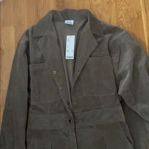 Khaki Corduroy Jump Suit